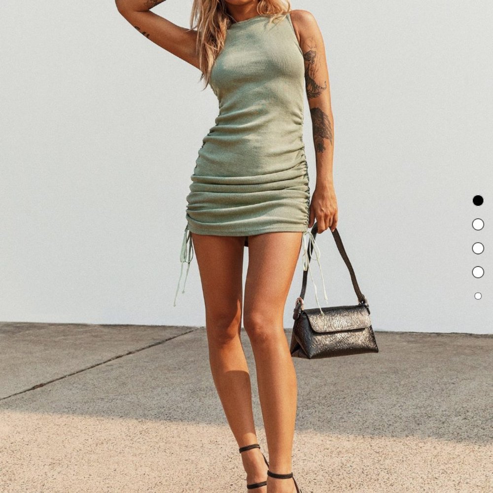 Mini dress, Sage, Size Small, Princess Polly